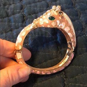 J crew giraffe enamel bracelet